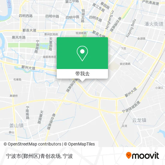 宁波市(鄞州区)青创农场地图