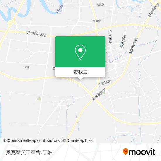 奥克斯员工宿舍地图