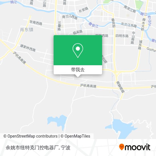 余姚市纽特克门控电器厂地图