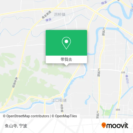 鱼山寺地图