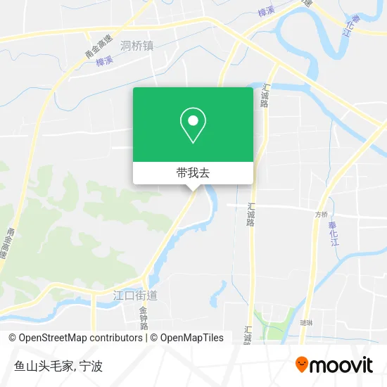 鱼山头毛家地图