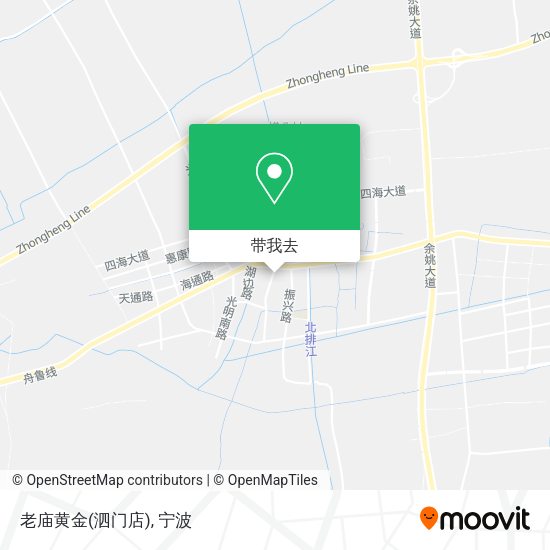 老庙黄金(泗门店)地图