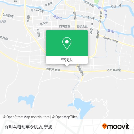 保时马电动车余姚店地图
