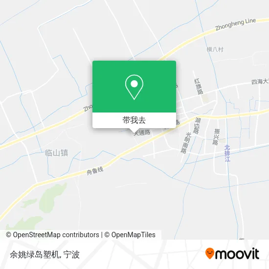 余姚绿岛塑机地图