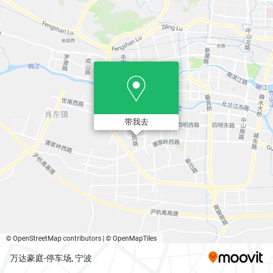 万达豪庭-停车场地图