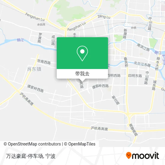 万达豪庭-停车场地图