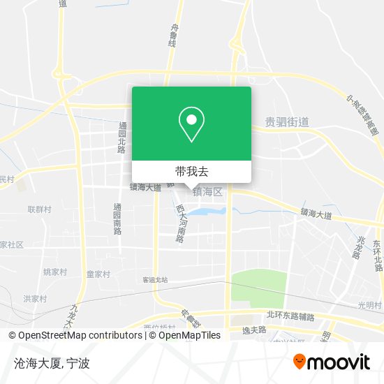 沧海大厦地图
