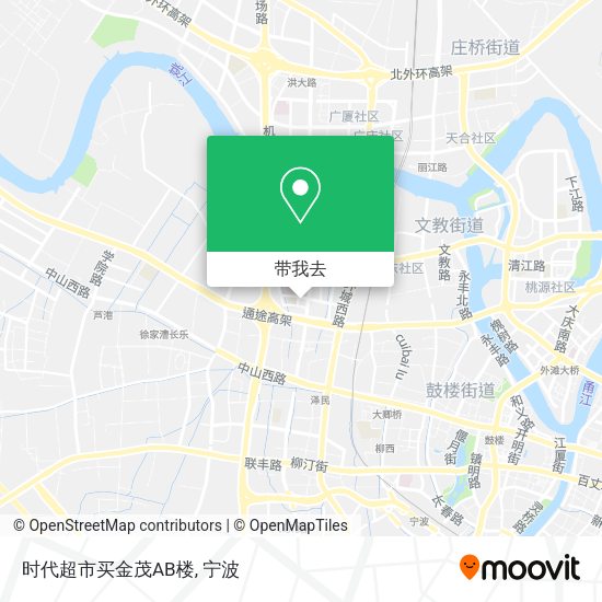 时代超市买金茂AB楼地图