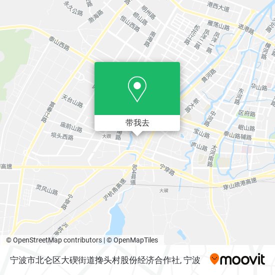 宁波市北仑区大碶街道搀头村股份经济合作社地图