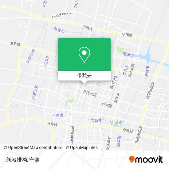 新城排档地图