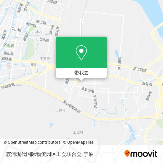 霞浦现代国际物流园区工会联合会地图