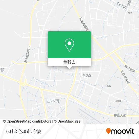 万科金色城市地图