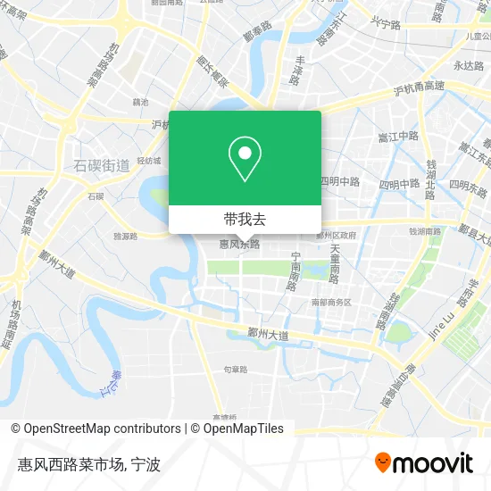 惠风西路菜市场地图