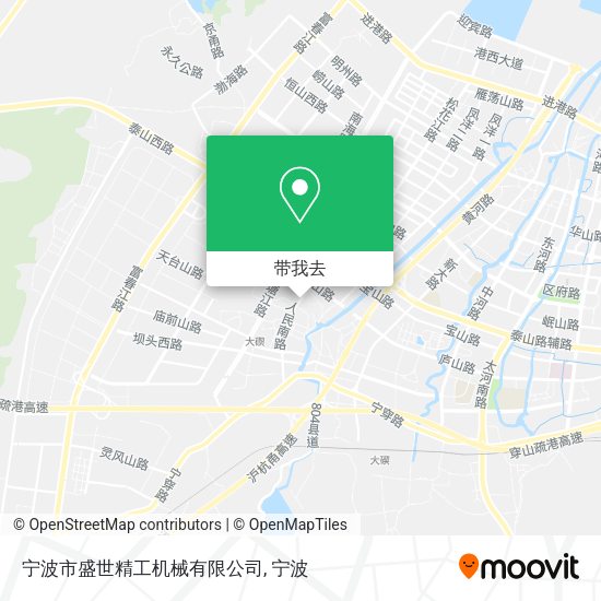 宁波市盛世精工机械有限公司地图