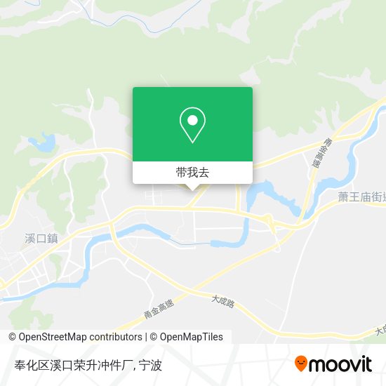 奉化区溪口荣升冲件厂地图