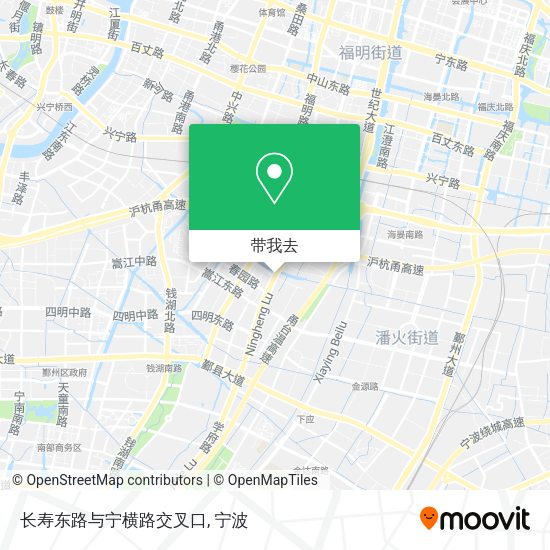 长寿东路与宁横路交叉口地图