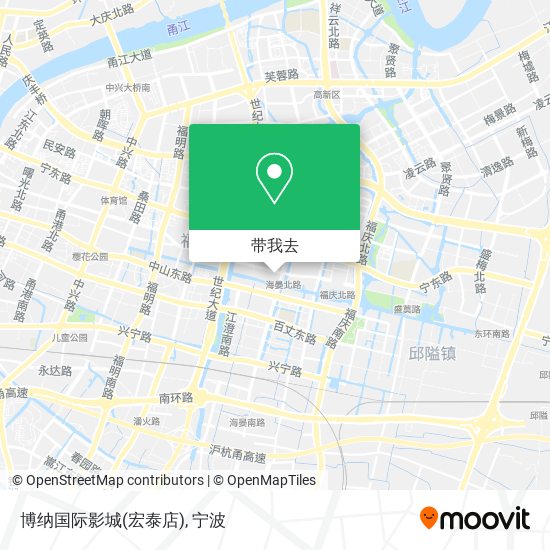 博纳国际影城(宏泰店)地图
