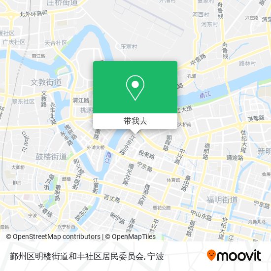 鄞州区明楼街道和丰社区居民委员会地图
