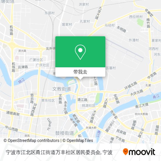 宁波市江北区甬江街道万丰社区居民委员会地图