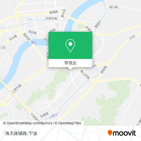 海天路辅路地图