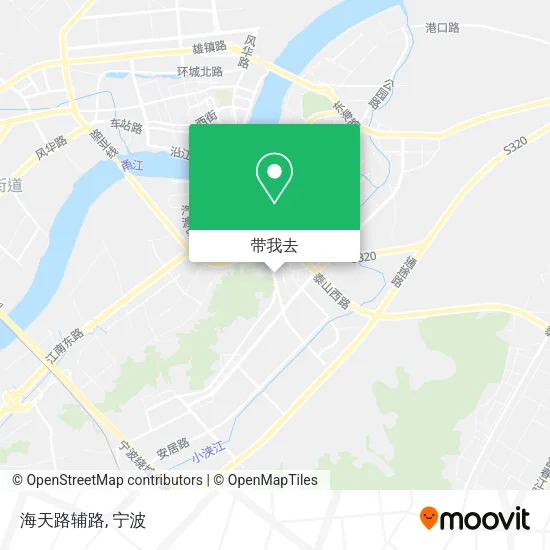 海天路辅路地图