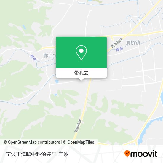 宁波市海曙中科涂装厂地图