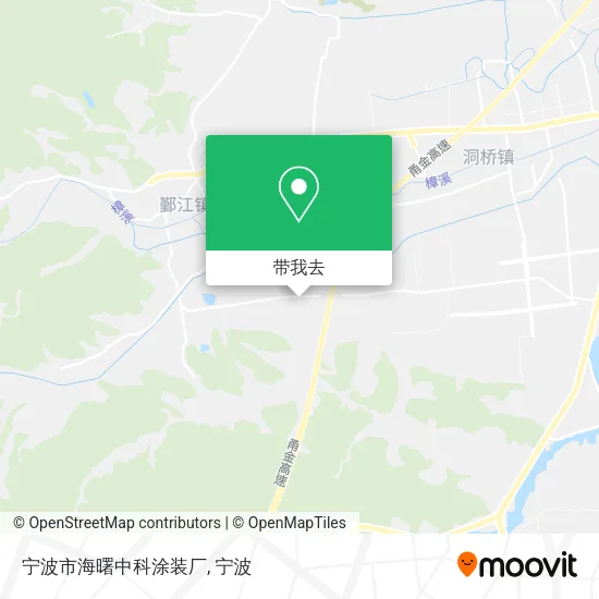 宁波市海曙中科涂装厂地图