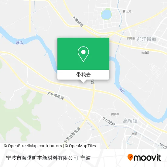 宁波市海曙旷丰新材料有限公司地图
