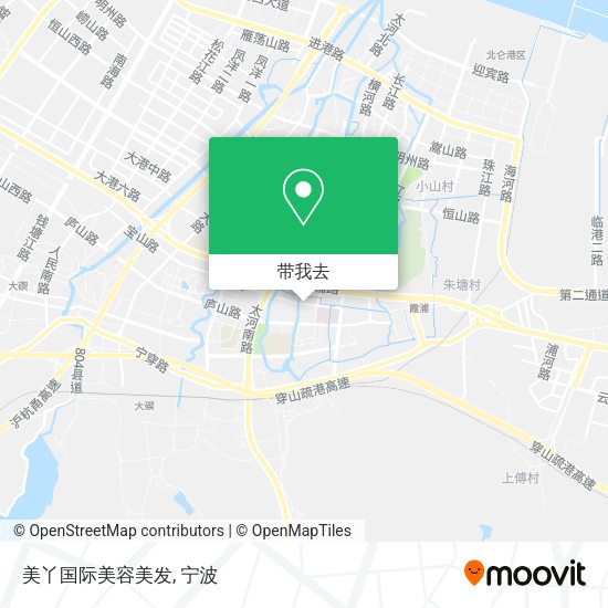 美丫国际美容美发地图