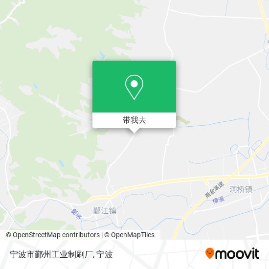 宁波市鄞州工业制刷厂地图