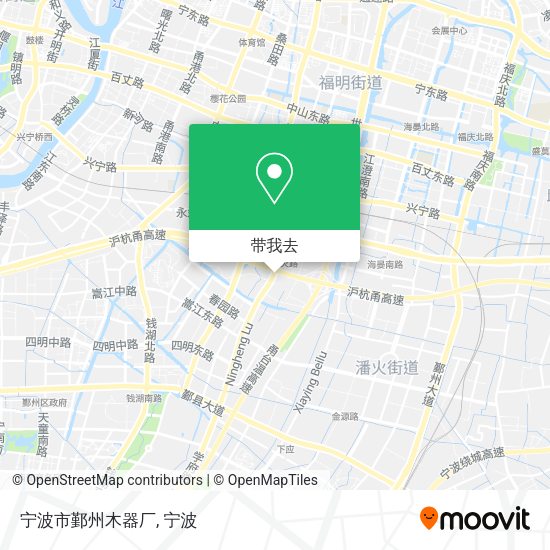 宁波市鄞州木器厂地图