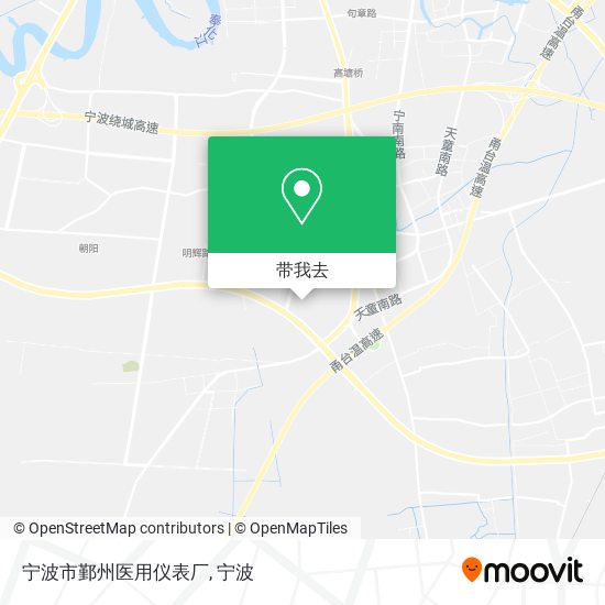 宁波市鄞州医用仪表厂地图