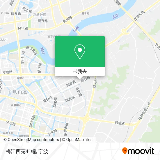 梅江西苑41幢地图