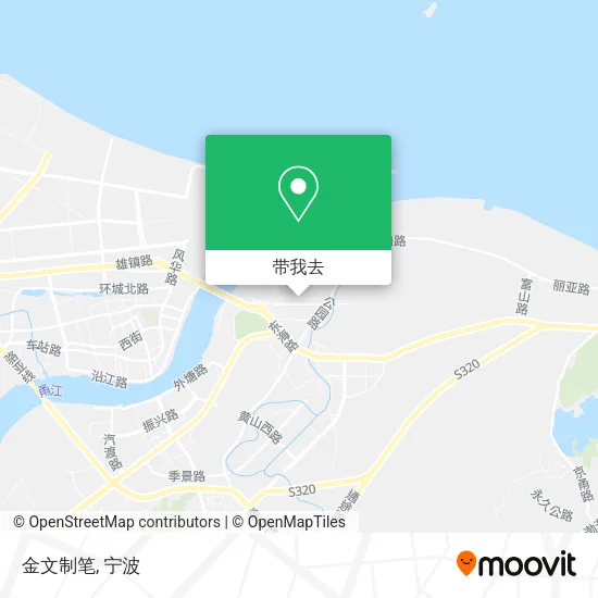 金文制笔地图