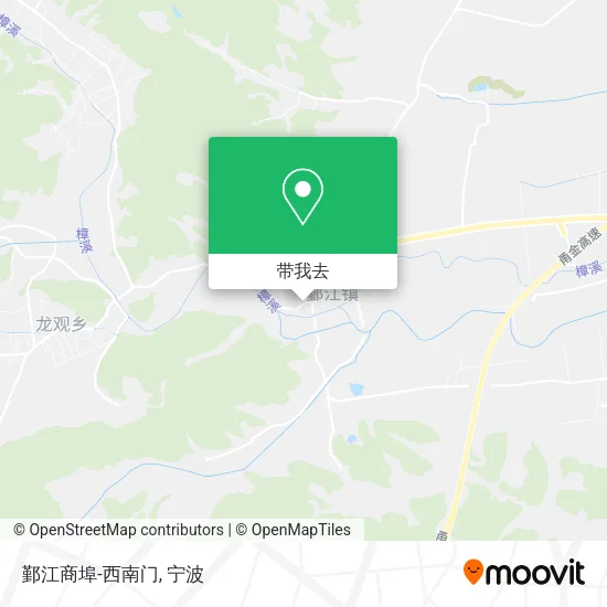鄞江商埠-西南门地图