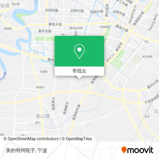 美的明州院子地图