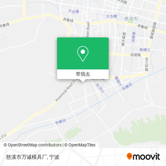 慈溪市万诚模具厂地图