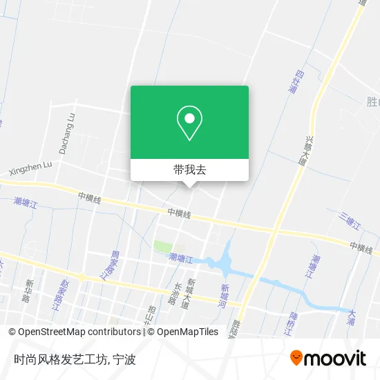 时尚风格发艺工坊地图