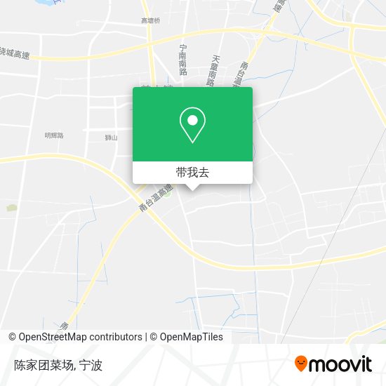 陈家团菜场地图