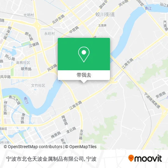 宁波市北仓天波金属制品有限公司地图