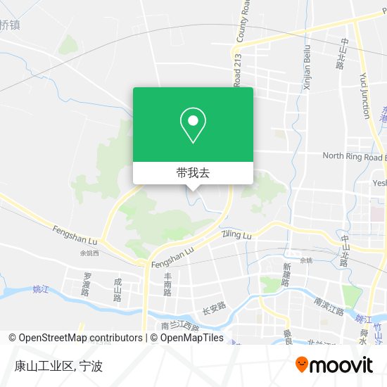 康山工业区地图
