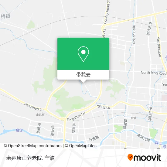 余姚康山养老院地图