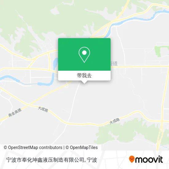 宁波市奉化坤鑫液压制造有限公司地图