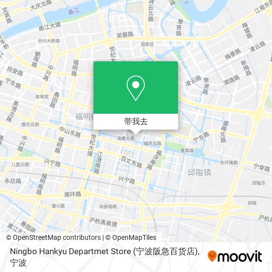 Ningbo Hankyu Departmet Store (宁波阪急百货店)地图