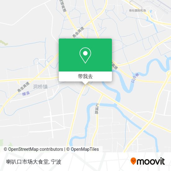 喇叭口市场大食堂地图
