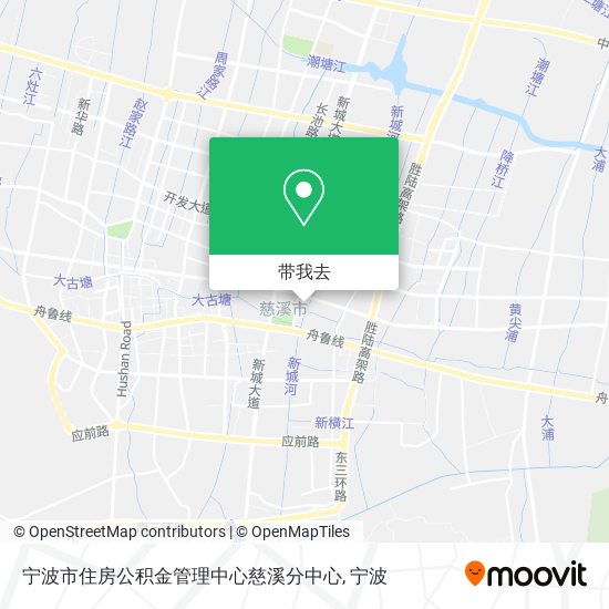 宁波市住房公积金管理中心慈溪分中心地图