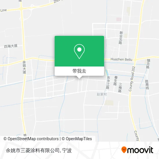 余姚市三菱涂料有限公司地图
