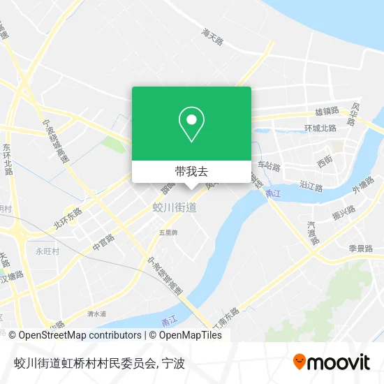 蛟川街道虹桥村村民委员会地图