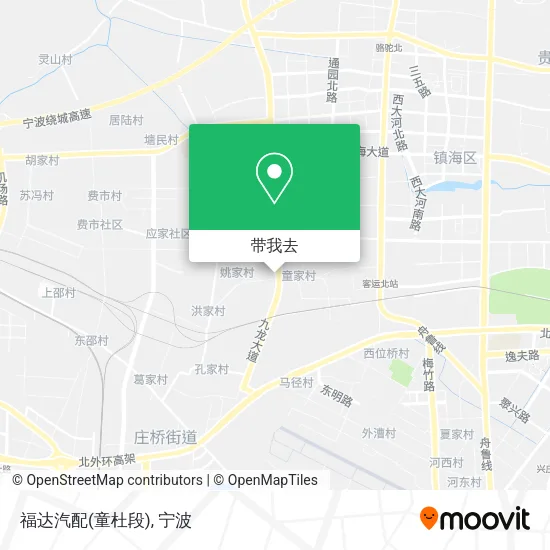 福达汽配(童杜段)地图