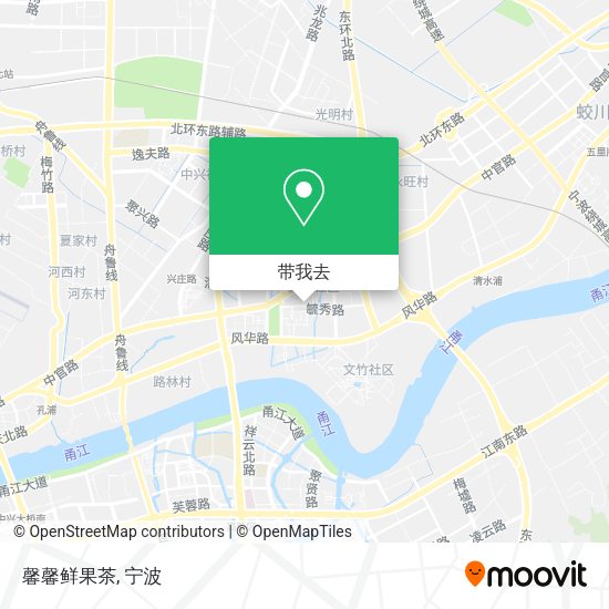 馨馨鲜果茶地图
